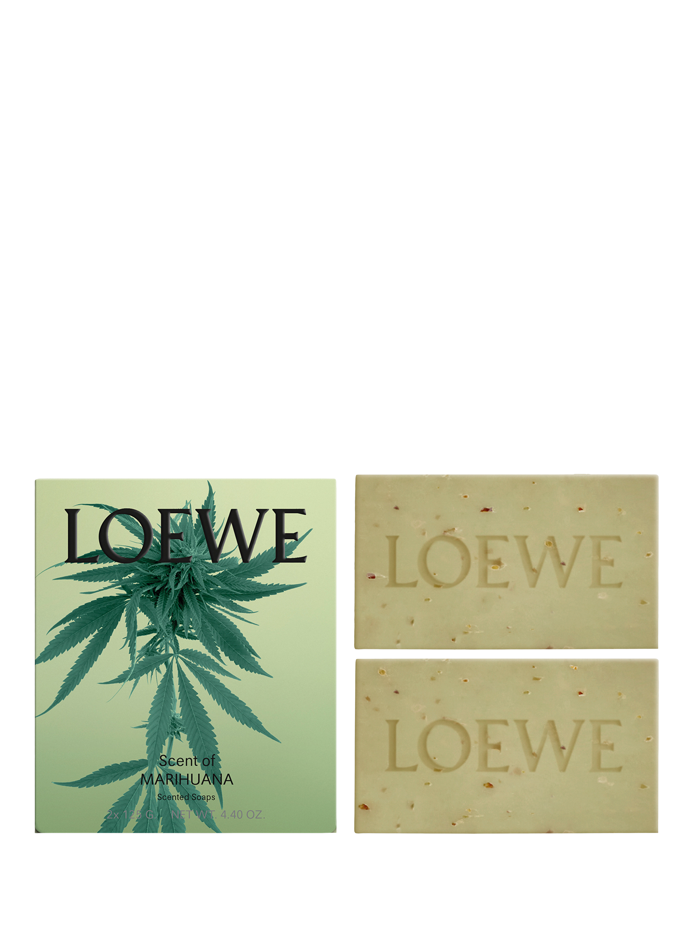 Product image 2 of 5, which shows LOEWE Solid Soap Duo Set, Scent of Marihuana