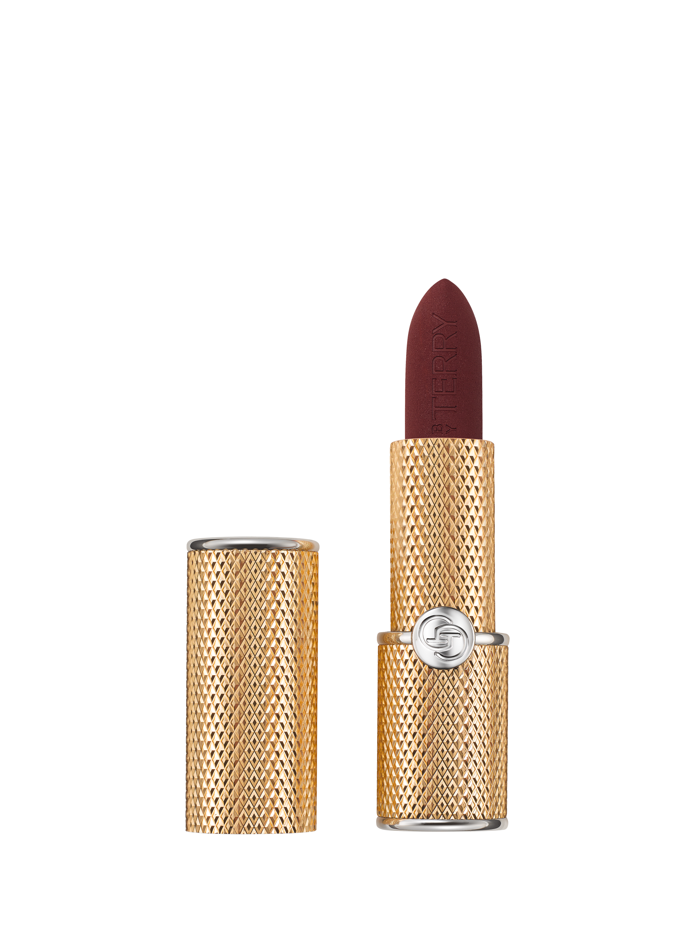 Product image 1 of 9, which shows BY TERRY Rouge Opulent Velvet Lipstick, 12. Midnight Truffle