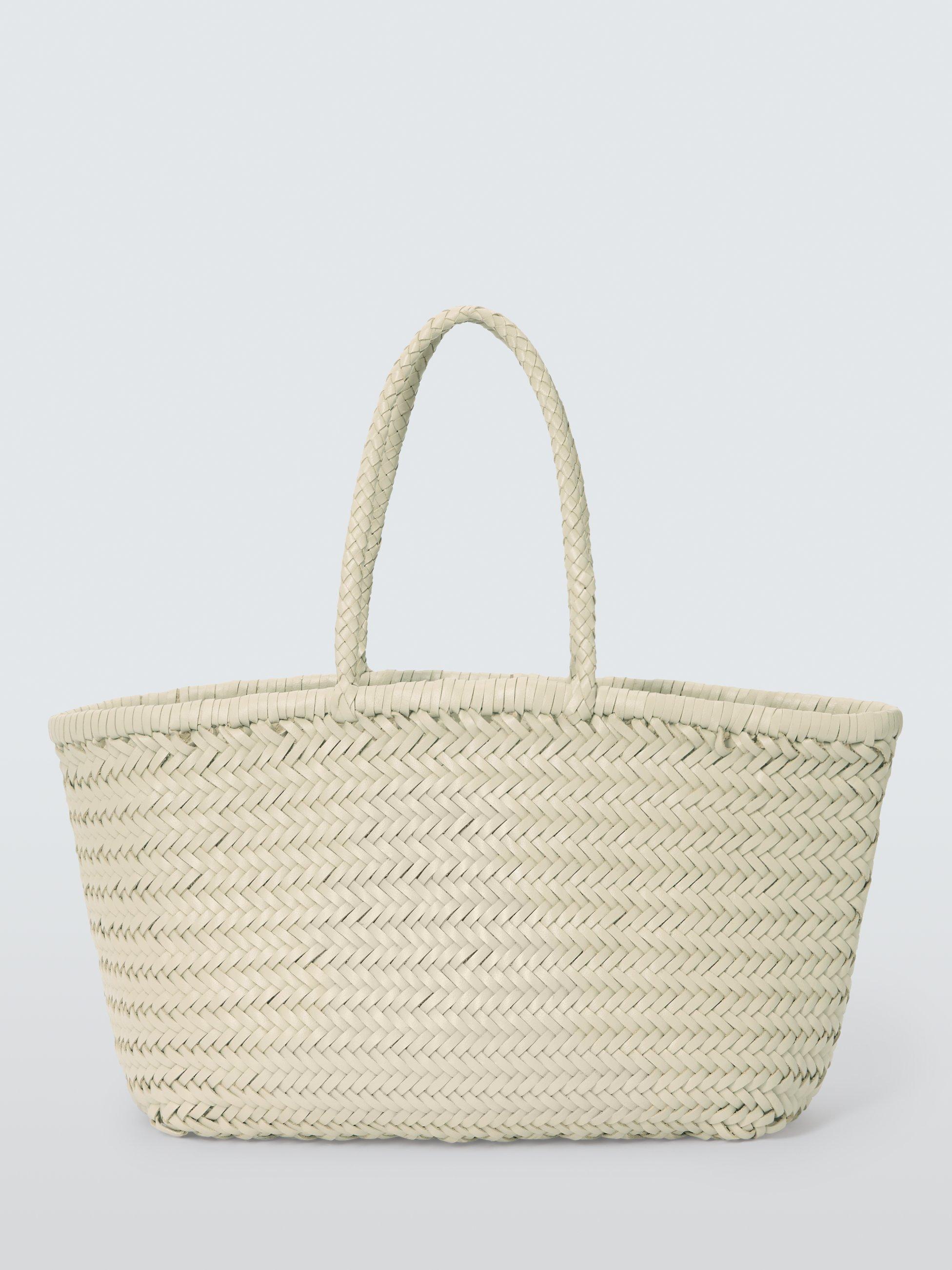 Dragon Diffusion Bamboo Woven Leather Large Tote Bag