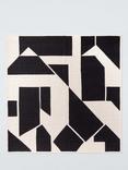 John Lewis x John Cooper Thwaite Geo Quilted Bedspread, Monochrome