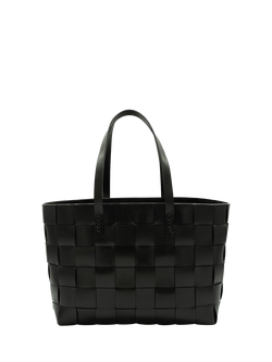 Dragon Diffusion Japan Woven Leather Tote Bag, Black