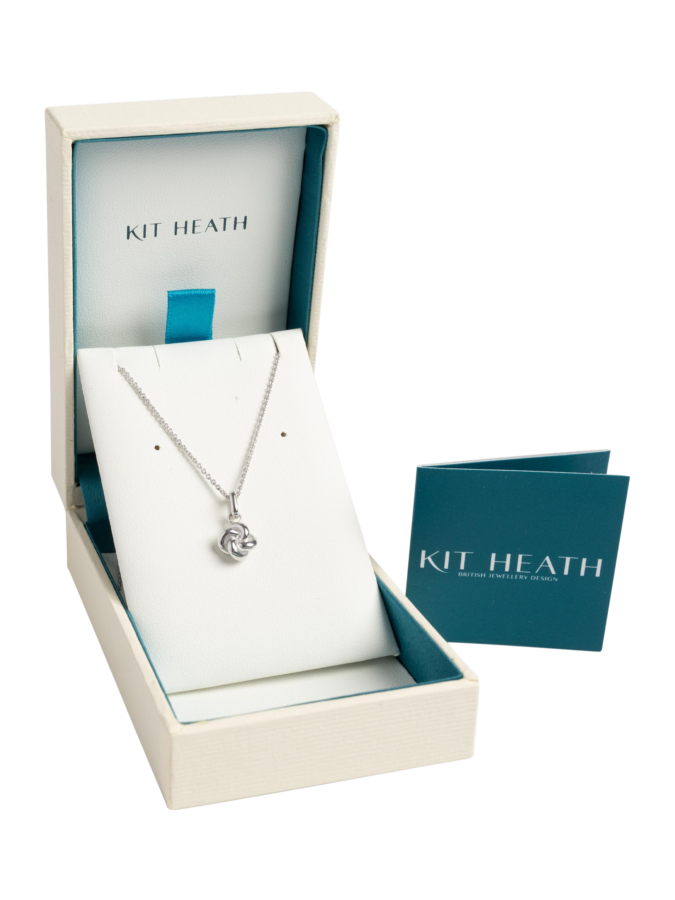 Product image 4 of 4, which shows Kit Heath Marina Tide Knot Necklace, Silver