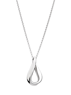 Kit Heath Serenity Dainty Pendant Necklace, Silver, Silver