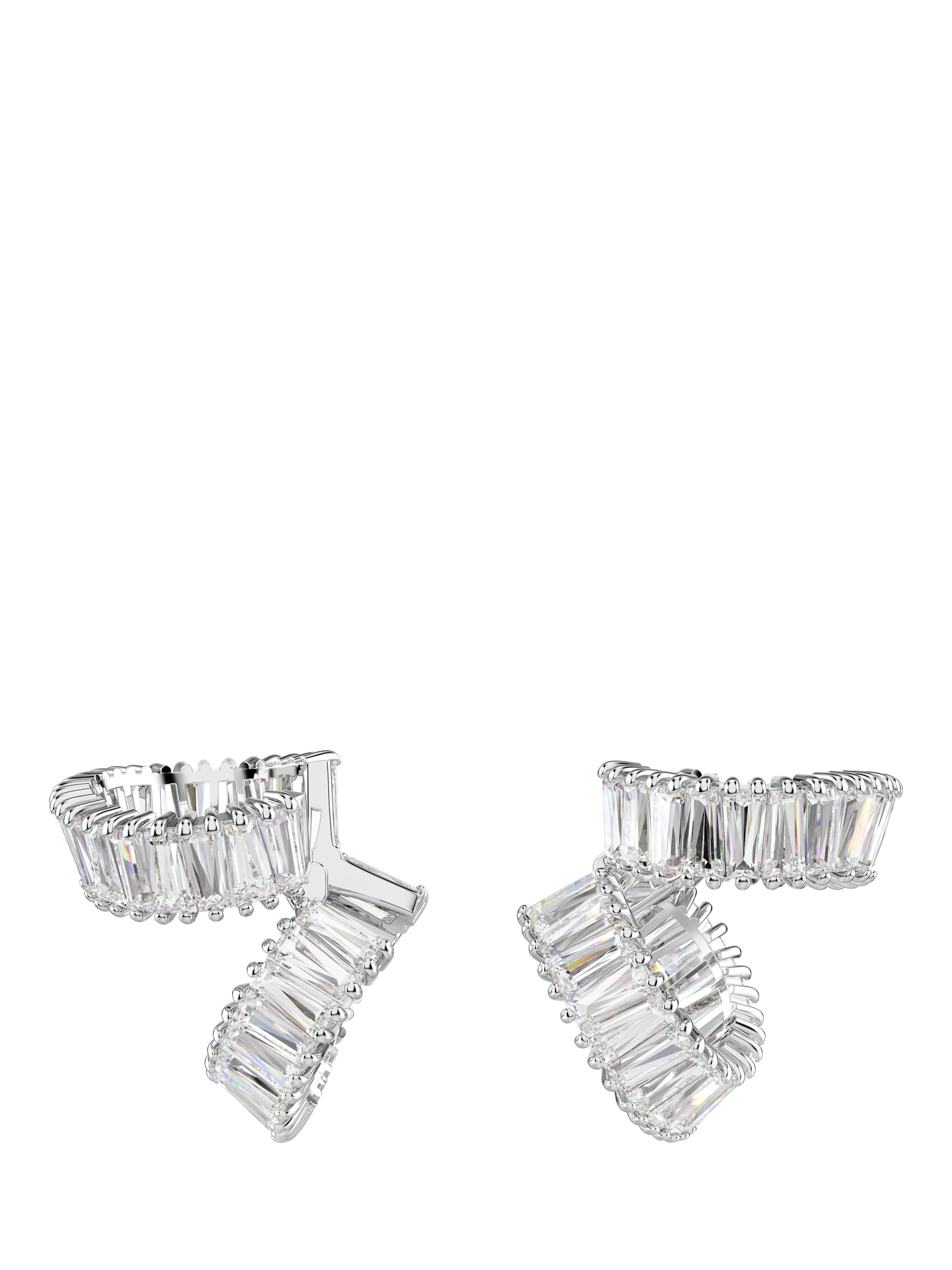 Product image 2 of 5, which shows Swarovski x Ariana Grande Crystal Double Ear Cuffs