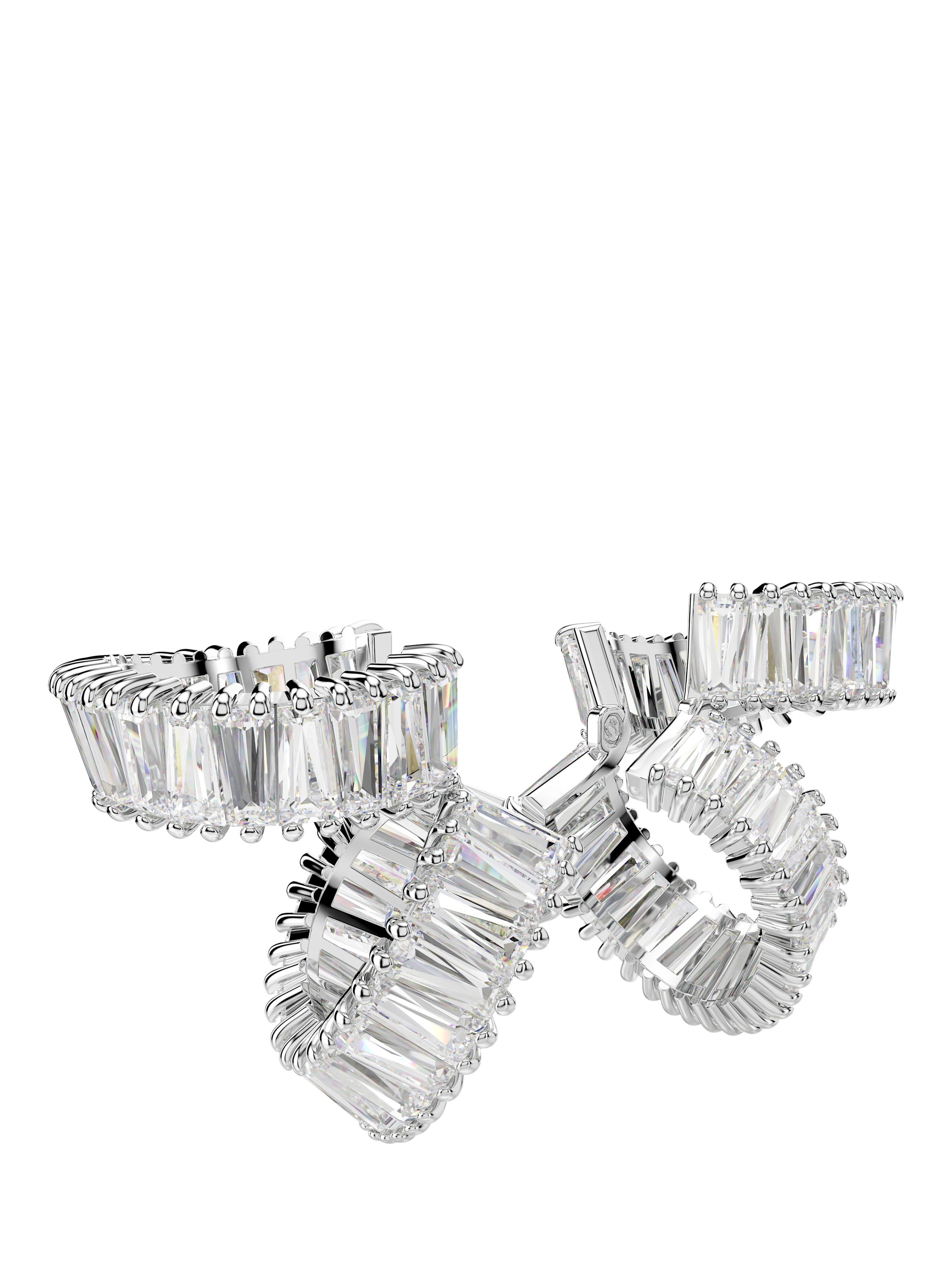 Product image 3 of 5, which shows Swarovski x Ariana Grande Crystal Double Ear Cuffs