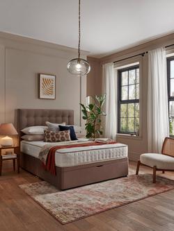 John Lewis Ortho Pocket Collection 1400 Pocket Spring Mattress, Extra Firm Tension, Double - view 2, White