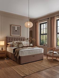 John Lewis Ortho Pocket Collection 2000 Pocket Spring Mattress, Medium/Firm Tension, Super King Size - view 2, White