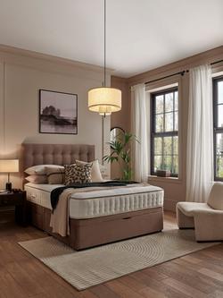 John Lewis Ortho Pocket Collection 2400 Pocket Spring Mattress, Firm Tension, Super King Size - view 2, White