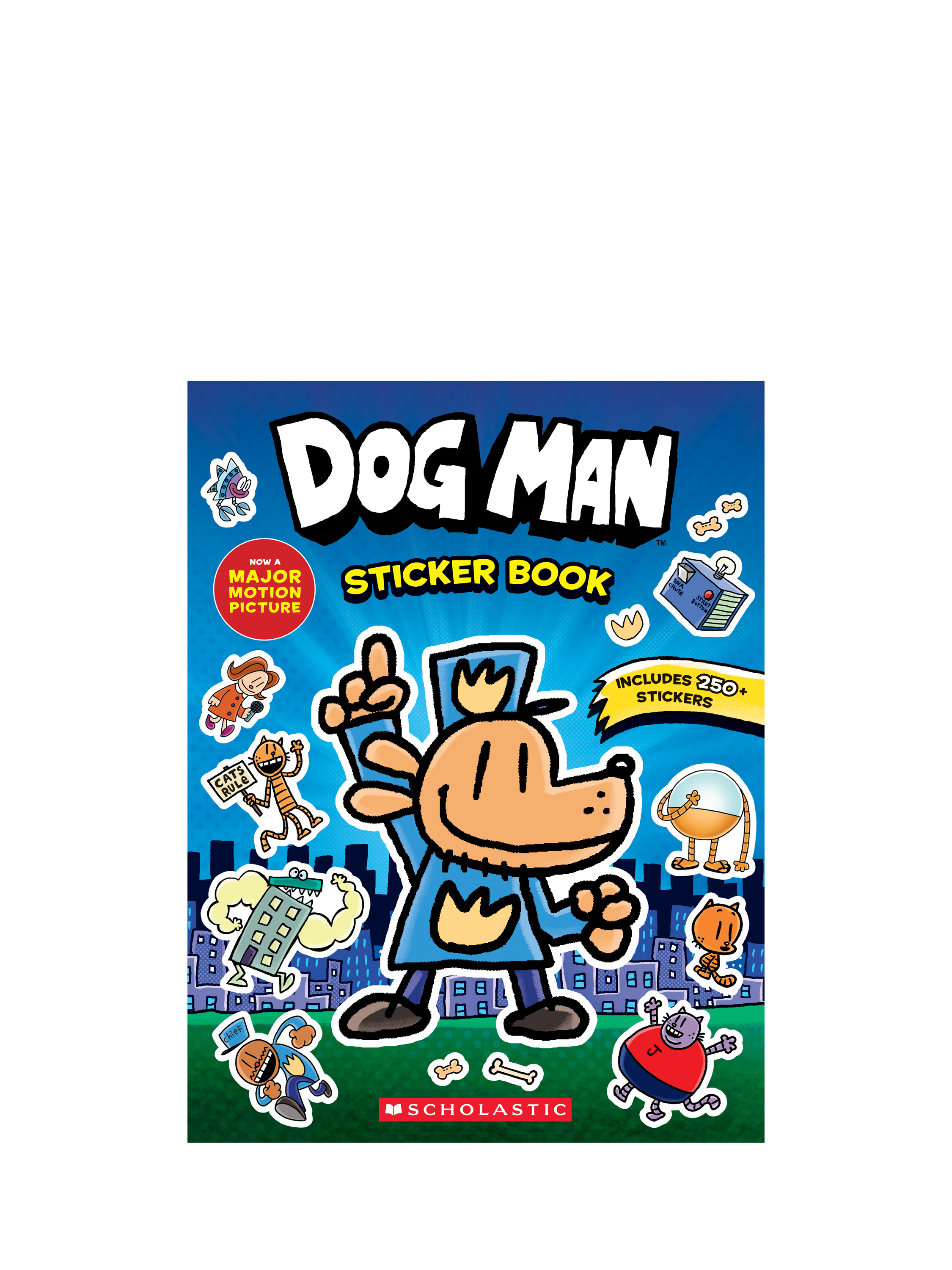 Dog Man The Movie Official Sticker Book