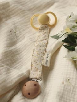 Avery Row Baby Soother Holder Strap - view 2, Daisy