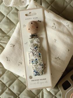 Avery Row Baby Soother Holder Strap - view 2, River