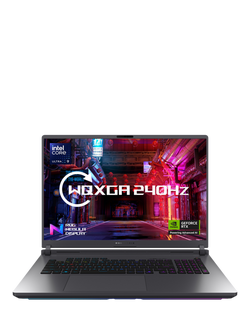 ASUS ROG Strix G18 Gaming Laptop, Intel Core Ultra 9 Processor, 32GB RAM, RTX 5070 Ti, 1TB SSD, 18” 2.5K, with 3 Months of PC Game Pass, Grey, Grey