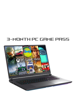 ASUS ROG Strix G18 Gaming Laptop, Intel Core Ultra 9 Processor, 32GB RAM, RTX 5070 Ti, 1TB SSD, 18” 2.5K, with 3 Months of PC Game Pass, Grey - view 2, Grey