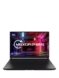 ASUS ROG Strix SCAR 18 Gaming Laptop, Intel Core Ultra 9 Processor, 64GB RAM, RTX 5080, 2TB SSD, 18” WQXGA, Black, with 3-month PC Game Pass, Black