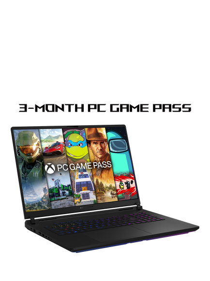 ASUS ROG Strix SCAR 18 Gaming Laptop, Intel Core Ultra 9 Processor, 64GB RAM, RTX 5080, 2TB SSD, 18” WQXGA, Black, with 3-month PC Game Pass - view 2, Black