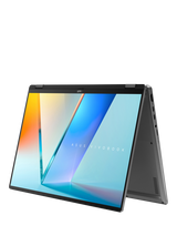 ASUS Vivobook 14 Flip Convertible Laptop, Intel Core Ultra 7 Processor, 16GB RAM, 1TB SSD, 14” WUXGA OLED Touchscreen, Grey