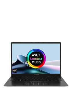 ASUS Zenbook 14 Laptop, AMD Ryzen AI 7 Processor, 16GB RAM, 1TB SSD, 14” 3K OLED, Black, Black