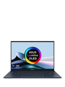 ASUS Zenbook 14 Laptop, Intel Core Ultra 5 Processor, 16GB RAM, 512GB SSD, 14” OLED Touch Screen, Blue, Blue