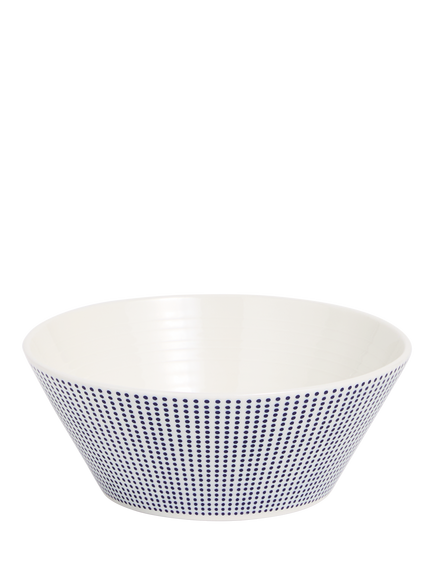 Royal Doulton Pacific Dots Porcelain Cereal Bowl, 16cm, Blue, Multi Blue