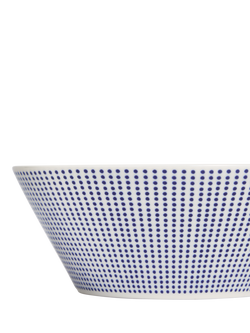 Royal Doulton Pacific Dots Porcelain Cereal Bowl, 16cm, Blue - view 2, Multi Blue