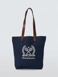Polo Ralph Lauren Wimbledon Shopper Tote Bag, Navy/White