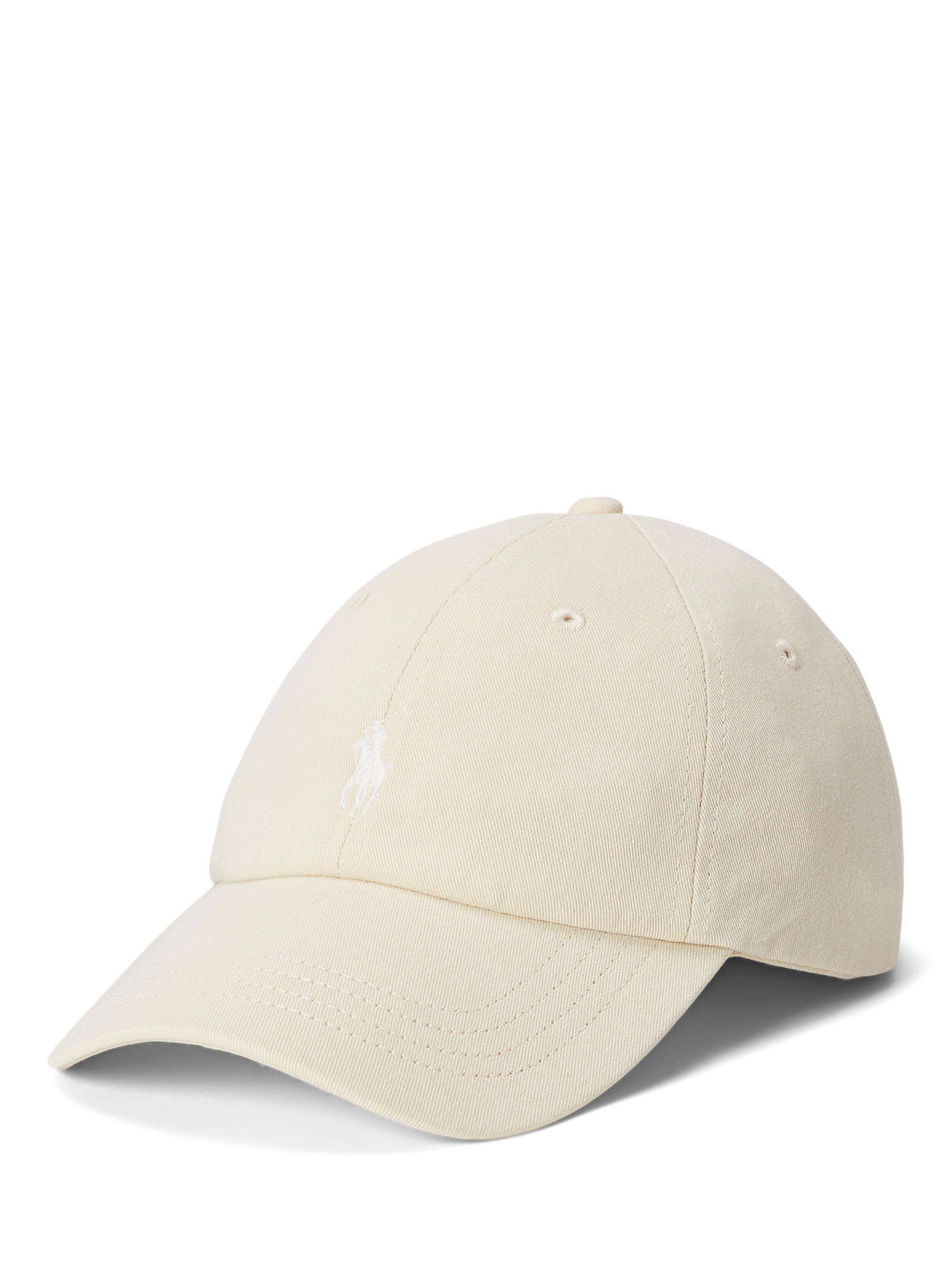 Polo Ralph Lauren Cotton Twill Baseball Cap, Natural