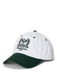 Polo Ralph Lauren Wimbledon 2025 Crest Twill Baseball Cap, White/Green