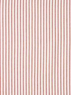John Lewis Ticking Stripe Furnishing Fabric, Auburn