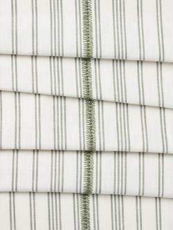 John Lewis Diderot Stripe Furnishing Fabric - view 2, Avocado