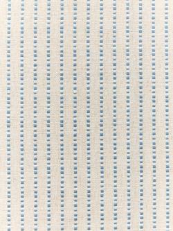 John Lewis Fleck Stripe Furnishing Fabric, Lake Blue