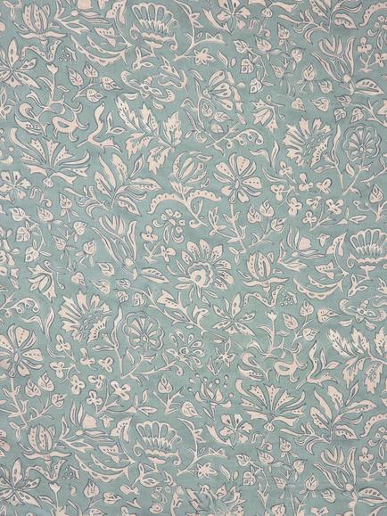 John Lewis Widemer Floral Furnishing Fabric, Sage