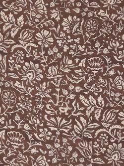 John Lewis Widemer Floral Furnishing Fabric, Nutmeg