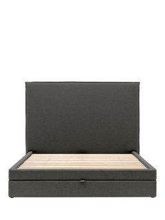 Gallery Direct Naunton Storage Bed Frame, King Size, Smoke