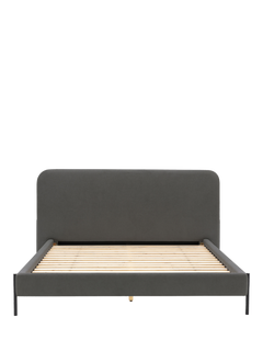 Gallery Direct Oslo Bed Frame, King Size, Warm Grey