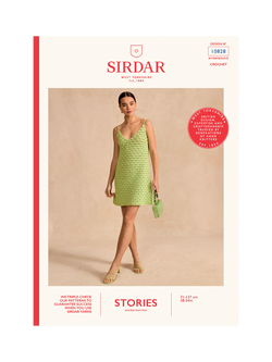 Sirdar Stories Dress Crochet Pattern, 10828, Pattern