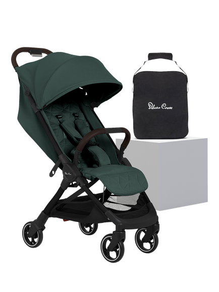 Silver Cross Clic 2 Stroller with Carry Bag, Conifer