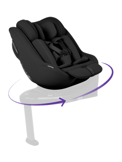 Silver Cross Approach Plus 360 i-Size Baby Car Seat - view 2, Black