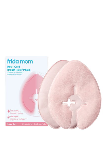 Fridababy Hot and Cold Breast Relief Packs, Pink