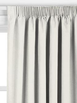 John Lewis Boucle Made to Measure Curtains or Roman Blind, Marshmallow - view 2, Marshmallow