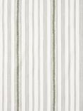 John Lewis Diderot Stripe Made to Measure Curtains or Roman Blind, Avocado