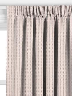 John Lewis Fleck Stripe Made to Measure Curtains or Roman Blind, Auburn - view 2, Auburn