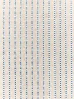 John Lewis Fleck Stripe Made to Measure Curtains or Roman Blind, Lake Blue, Lake Blue