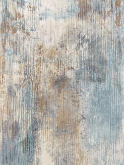 John Lewis Fresco Made to Measure Curtains or Roman Blind, Slate Blue, Slate Blue