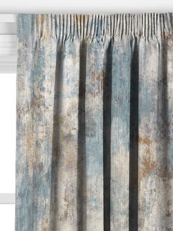 John Lewis Fresco Made to Measure Curtains or Roman Blind, Slate Blue - view 2, Slate Blue