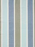 John Lewis Harvest Stripe Made to Measure Curtains or Roman Blind, Loch Blue
