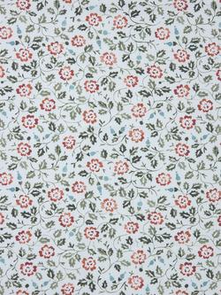 John Lewis Marlow Cotton Made to Measure Curtains or Roman Blind, Avocado Multi, Avocado Multi