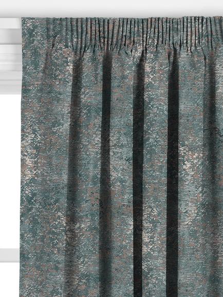 John Lewis Sofia Made to Measure Curtains or Roman Blind, Bluestone - view 2, Bluestone