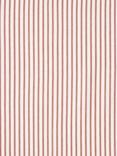 John Lewis Ticking Stripe Cotton Made to Measure Curtains or Roman Blind, Auburn