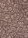 John Lewis Widermer Floral Made to Measure Curtains or Roman Blind, Nutmeg