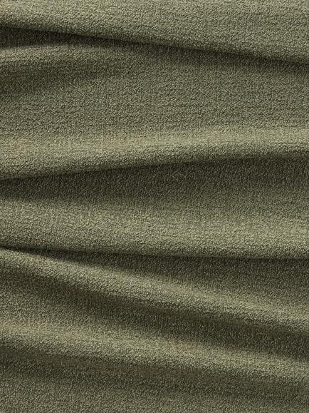 John Lewis Boucle Furnishing Fabric - view 2, Dark Khaki